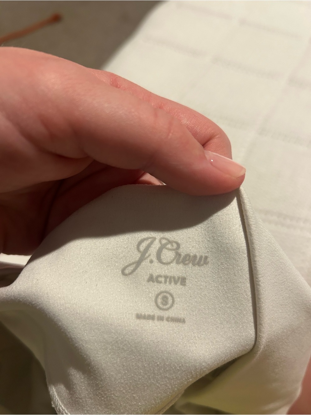 Women's White J Crew Athletic Skirt - Picture 2 of 2